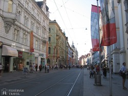 Graz hangulatos belvárosa – részlet