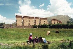 a Viracocha-templom romjai Raqchiban