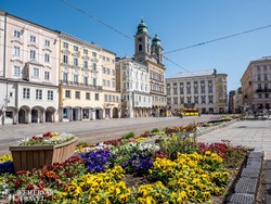 a Fő tér Linzben