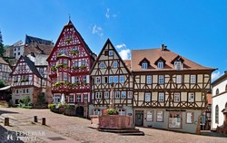 Miltenberg favázas házai