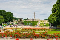 séta az oslói Vigeland Parkban
