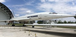 az Aeroscopia repülési múzeum Concord típusú gépe