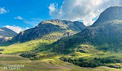 a híres Glen Coe völgy egy részlete