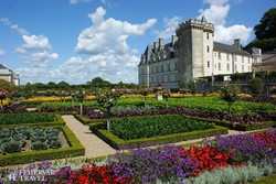 Villandry gyönyörű kastélykertje