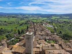 San Gimignano: panoráma a legmagasabb torony tetejéről