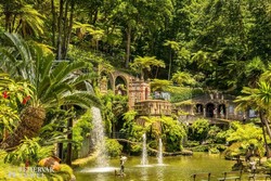 a csodás Monte Palace Trópusi Kert egy részlete