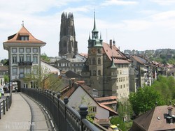 pillantás Fribourg óvárosára