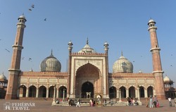 a Jama Masjid, India legnagyobb mecsete Delhiben