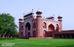a Taj Mahal egyik kapuja